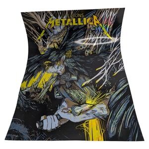 Metallica 72 Seasons Artist WolfSkullJack 2023 Foil  Poster Limited 87/100